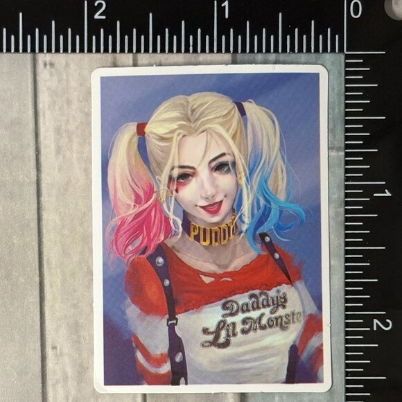 🌀10/$10🌀 The Joker Harley Quinn Reusable Waterproof Vinyl Sticker Decal - Picture 1 of 1